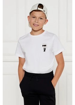 Karl Lagerfeld Kids T-shirt | Regular Fit ze sklepu Gomez Fashion Store w kategorii T-shirty chłopięce - zdjęcie 174107478