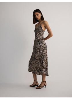 Reserved - Wiskozowa sukienka w zwierzęcy wzór - wielobarwny ze sklepu Reserved w kategorii Sukienki - zdjęcie 174107928