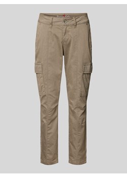 Spodnie cargo o skróconym kroju slim fit ze sklepu Peek&Cloppenburg  w kategorii Spodnie damskie - zdjęcie 174109237