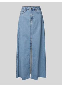 Spódnica jeansowa z rozcięciem ze sklepu Peek&Cloppenburg  w kategorii Spódnice - zdjęcie 174109305