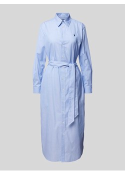Sukienka koszulowa z wyhaftowanym logo model ‘CORY’ ze sklepu Peek&Cloppenburg  w kategorii Sukienki - zdjęcie 174109309
