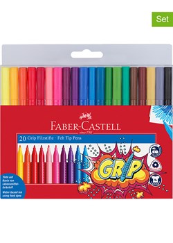 Faber-Castell Flamastry (40 szt.) &quot;Grip Colour&quot; ze sklepu Limango Polska w kategorii Akcesoria biurowe - zdjęcie 174109447