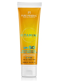 PURE MINERAL Krem nawilżający &quot;Vitamin C Moisturizing&quot; - SPF 50 - 100 ml ze sklepu Limango Polska w kategorii Kremy do twarzy - zdjęcie 174109487