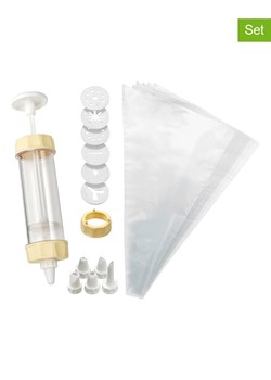 Zenker Zestaw w kolorze żółto-białym do ciast i dekoracji ze sklepu Limango Polska w kategorii Akcesoria do pieczenia - zdjęcie 174109785