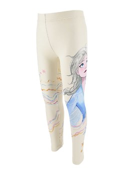 Disney Frozen Legginsy &quot;Kraina Lodu&quot; w kolorze kremowym ze sklepu Limango Polska w kategorii Spodnie dziewczęce - zdjęcie 174110626