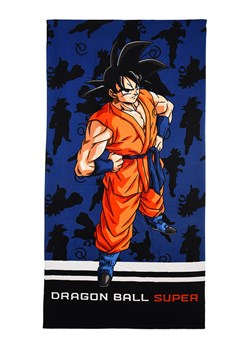 Dragon Ball Z Ręcznik plażowy &quot;Dragon Ball Z&quot; w kolorze niebiesko-pomarańczowym ze sklepu Limango Polska w kategorii Ręczniki - zdjęcie 174110746