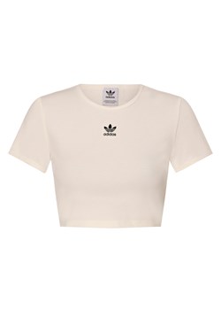 adidas Originals Koszulka damska Kobiety Bawełna biały jednolity ze sklepu vangraaf w kategorii Bluzki damskie - zdjęcie 174114768