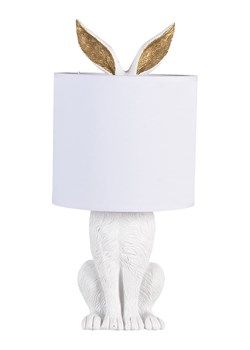 Clayre &amp; Eef Lampa stołowa w kolorze białym - wys. 45 cm ze sklepu Limango Polska w kategorii Oświetlenie - zdjęcie 174114778