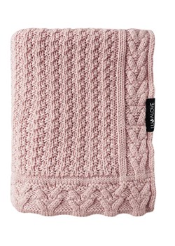 Lullalove Kocyk w kolorze jasnoróżowym ze sklepu Limango Polska w kategorii Tekstylia - zdjęcie 174114825