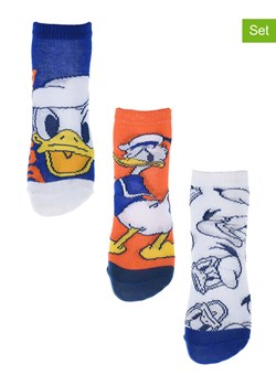 Donald Duck Skarpety (3 pary) &quot;Donald&quot; w różnych kolorach ze sklepu Limango Polska w kategorii Skarpetki dziecięce - zdjęcie 174115159