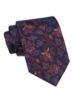 Męski Krawat, Szeroki, Klasyczny - CHATTIER - Motyw Florystyczny KRCH1403 ze sklepu JegoSzafa.pl w kategorii Krawaty - zdjęcie 174115878