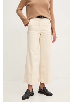 Marella jeansy damskie kolor beżowy 2423136104200 ze sklepu ANSWEAR.com w kategorii Jeansy damskie - zdjęcie 174116048