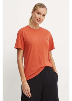 Napapijri t-shirt bawełniany S-Nina damski kolor pomarańczowy NP0A4H87R1B1 ze sklepu ANSWEAR.com w kategorii Bluzki damskie - zdjęcie 174116166