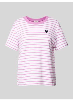 T-shirt z nadrukiem z logo ze sklepu Peek&Cloppenburg  w kategorii Bluzki damskie - zdjęcie 174116788