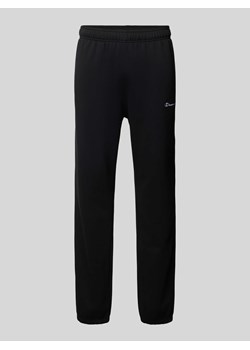 Spodnie dresowe o kroju regular fit z wyhaftowanym logo model ‘ELASTIC CUFF’ ze sklepu Peek&Cloppenburg  w kategorii Spodnie męskie - zdjęcie 174116835