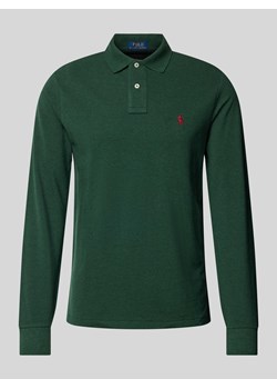 Koszulka polo o kroju custom slim fit z wyhaftowanym logo ze sklepu Peek&Cloppenburg  w kategorii T-shirty męskie - zdjęcie 174117249