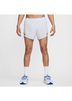 Męskie spodenki do biegania z wszytą bielizną 10 cm Dri-FIT ADV Nike AeroSwift - Szary ze sklepu Nike poland w kategorii Spodenki męskie - zdjęcie 174117866