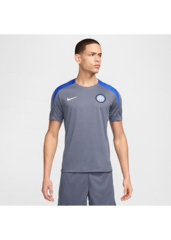 Męska koszulka piłkarska z krótkim rękawem Nike Dri-FIT Inter Mediolan Strike - Niebieski ze sklepu Nike poland w kategorii T-shirty męskie - zdjęcie 174117896