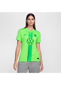 Damska koszulka piłkarska Nike Dri-FIT VfL Wolfsburg Stadium 2024/25 (wersja domowa) (replika) - Zieleń ze sklepu Nike poland w kategorii Bluzki damskie - zdjęcie 174117898