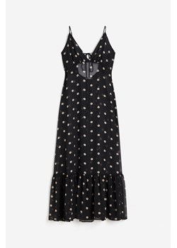 H & M - Sukienka z prześwitującego szyfonu - Czarny ze sklepu H&M w kategorii Sukienki - zdjęcie 174118149