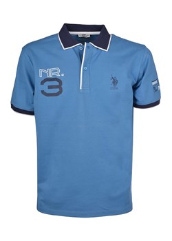 U.S. Polo Assn. Koszulka polo w kolorze błękitnym ze sklepu Limango Polska w kategorii T-shirty męskie - zdjęcie 174118269
