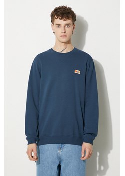 Fjallraven bluza Vardag Sweater męska kolor granatowy gładka F87070.638-638 ze sklepu PRM w kategorii Bluzy męskie - zdjęcie 174118896