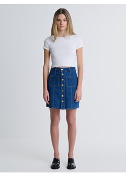 Spódnica damska jeansowa zapinana na guziki niebieska Almra 538 ze sklepu Big Star w kategorii Spódnice - zdjęcie 174119797