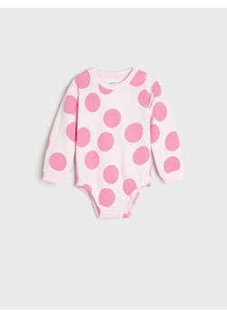 Sinsay - Body - różowy ze sklepu Sinsay w kategorii Odzież dla niemowląt - zdjęcie 174121678