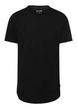 Only&Sons Koszulka męska - ONSBenne Mężczyźni Bawełna czarny jednolity ze sklepu vangraaf w kategorii T-shirty męskie - zdjęcie 174122519