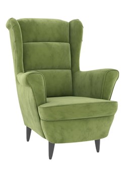 Jasnozielony fotel wypoczynkowy do salonu - Donello ze sklepu Edinos.pl w kategorii Fotele - zdjęcie 174123786