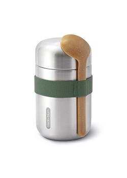Black+Blum Kubek termiczny &quot;Food Flask&quot; w kolorze srebrno-zielonym na lunch - 400 ml ze sklepu Limango Polska w kategorii Kubki termiczne - zdjęcie 174124237