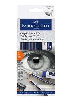 Faber-Castell 8-częściowy zestaw &quot;Grafit&quot; ze sklepu Limango Polska w kategorii Akcesoria biurowe - zdjęcie 174124337
