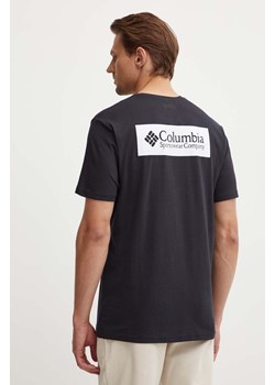 Columbia t-shirt bawełniany North Cascades kolor czarny z nadrukiem 1834041 ze sklepu ANSWEAR.com w kategorii T-shirty męskie - zdjęcie 174126429