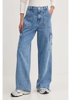 Tommy Jeans jeansy damskie kolor niebieski DW0DW18176 ze sklepu ANSWEAR.com w kategorii Jeansy damskie - zdjęcie 174126915