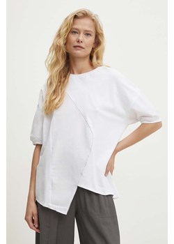 Answear Lab t-shirt bawełniany damski kolor biały ze sklepu ANSWEAR.com w kategorii Bluzki damskie - zdjęcie 174127156