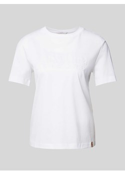T-shirt z napisem z logo model ‘PAGGIO’ ze sklepu Peek&Cloppenburg  w kategorii Bluzki damskie - zdjęcie 174127409