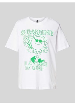 T-shirt z okrągłym dekoltem damski ze sklepu Peek&Cloppenburg  w kategorii Bluzki damskie - zdjęcie 174127607