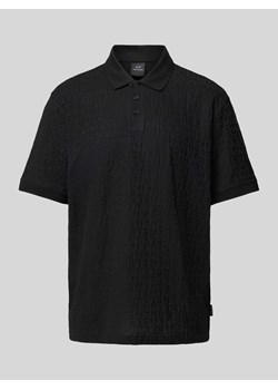 Koszulka polo o kroju regular fit z fakturowanym wzorem ze sklepu Peek&Cloppenburg  w kategorii T-shirty męskie - zdjęcie 174127836