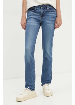 Levi&apos;s jeansy 712 SLIM damskie kolor niebieski ze sklepu ANSWEAR.com w kategorii Jeansy damskie - zdjęcie 174130617