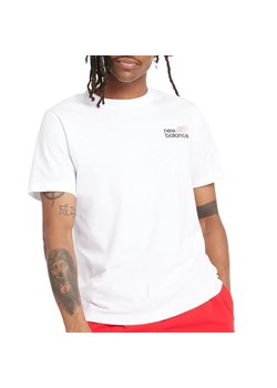 Koszulka New Balance MT43901WT - biała ze sklepu streetstyle24.pl w kategorii T-shirty męskie - zdjęcie 174130658