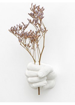 Madre Selva Wazon ścienny "Fist" w kolorze białym - 12 x 11 x 12 cm - id: 11367105 - marki Madre Selva - 174132177 Madre Selva Wazon ścienny "Fist" w kolorze białym - 12 x 11 x 12 cm ze sklepu Limango Polska w kategorii Wazony - zdjęcie 174132177