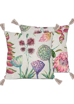 Madre Selva Poszewka &quot;Flores Salvajes&quot; w kolorze kremowym na poduszkę - 45 x 45 cm ze sklepu Limango Polska w kategorii Poszewki na poduszki - zdjęcie 174132387
