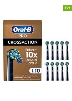 Oral-B Wymienne końcówki (10 szt.) &quot;Pro CrossAction&quot; w kolorze czarnym ze sklepu Limango Polska w kategorii Szczoteczki do zębów - zdjęcie 174133839