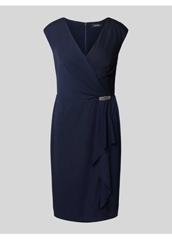 Sukienka koktajlowa o długości do kolan z aplikacją model ‘RYLAN’ ze sklepu Peek&Cloppenburg  w kategorii Sukienki - zdjęcie 174135016