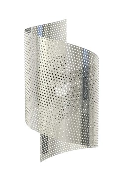 Srebrny ażurowy kinkiet ścienny - 3X D144 G4-W25 ze sklepu Edinos.pl w kategorii Lampy ścienne - zdjęcie 174135487