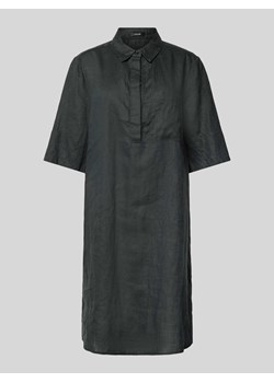 Sukienka lniana o długości do kolan z rękawem o dł. 1/2 model ‘Walmari’ ze sklepu Peek&Cloppenburg  w kategorii Sukienki - zdjęcie 174136146
