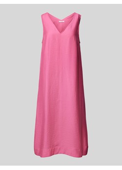Sukienka o długości do kolan z dekoltem w serek model ‘Weneda’ ze sklepu Peek&Cloppenburg  w kategorii Sukienki - zdjęcie 174136679