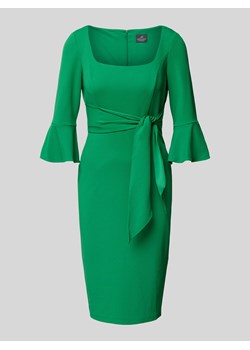 Sukienka koktajlowa z wiązanym paskiem ze sklepu Peek&Cloppenburg  w kategorii Sukienki - zdjęcie 174137329