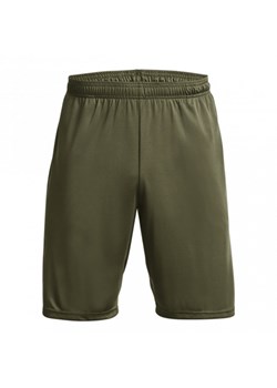 Męskie spodenki treningowe UNDER ARMOUR TECH GRAPHIC SHORT - oliwkowe/khaki ze sklepu Sportstylestory.com w kategorii Spodenki męskie - zdjęcie 174137516