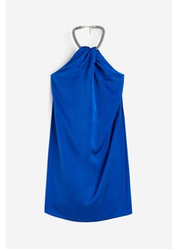 H & M - Sukienka z łańcuszkowym detalem - Niebieski ze sklepu H&M w kategorii Sukienki - zdjęcie 174137676